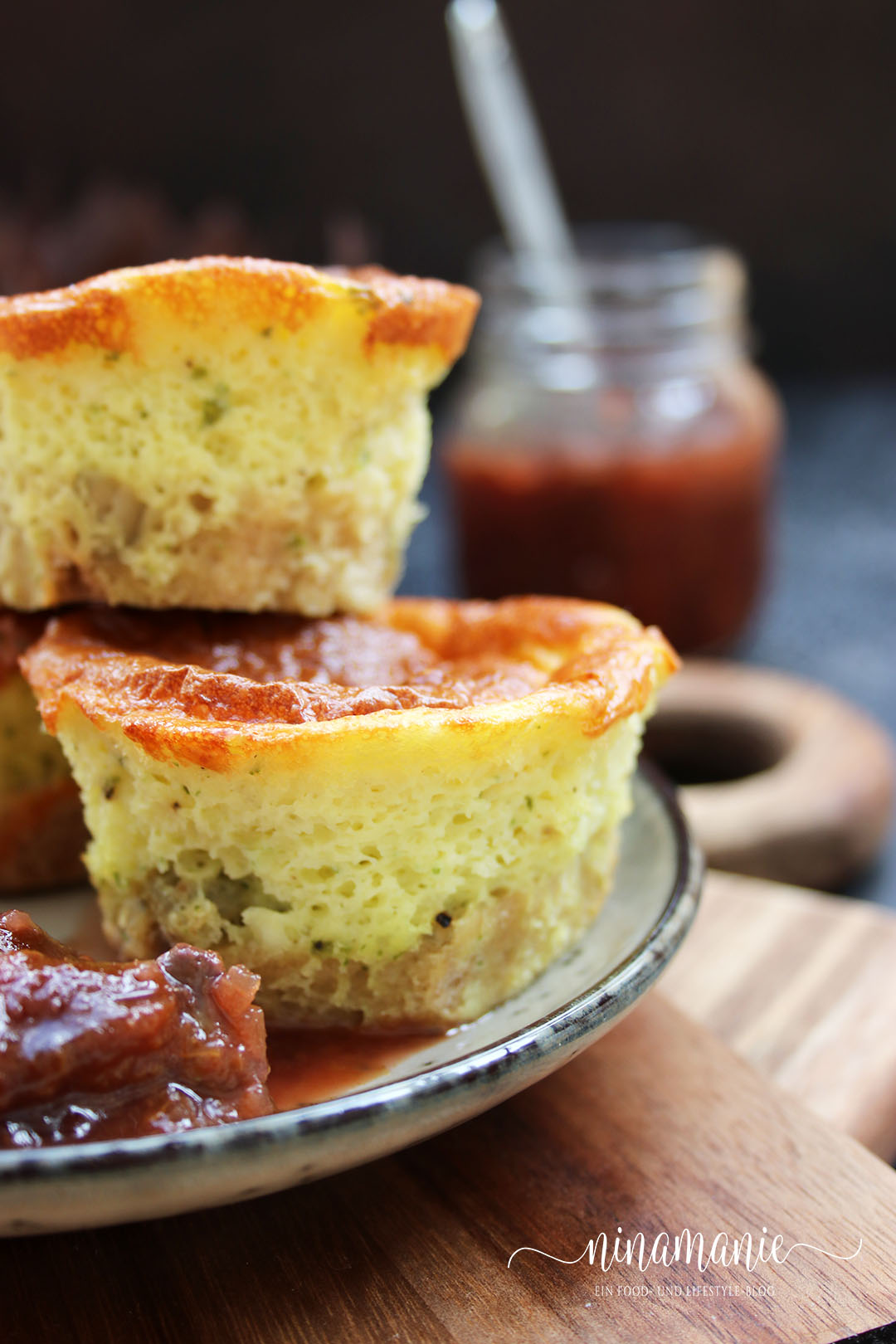Herzhafte Käsekuchen-Muffins