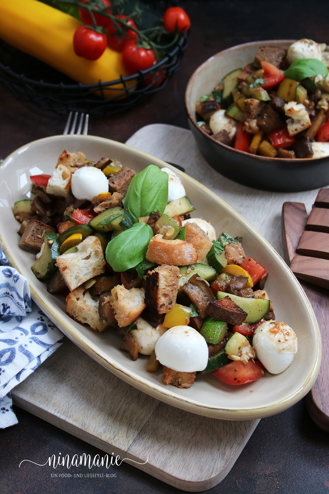 Sommergemüse-Brotsalat