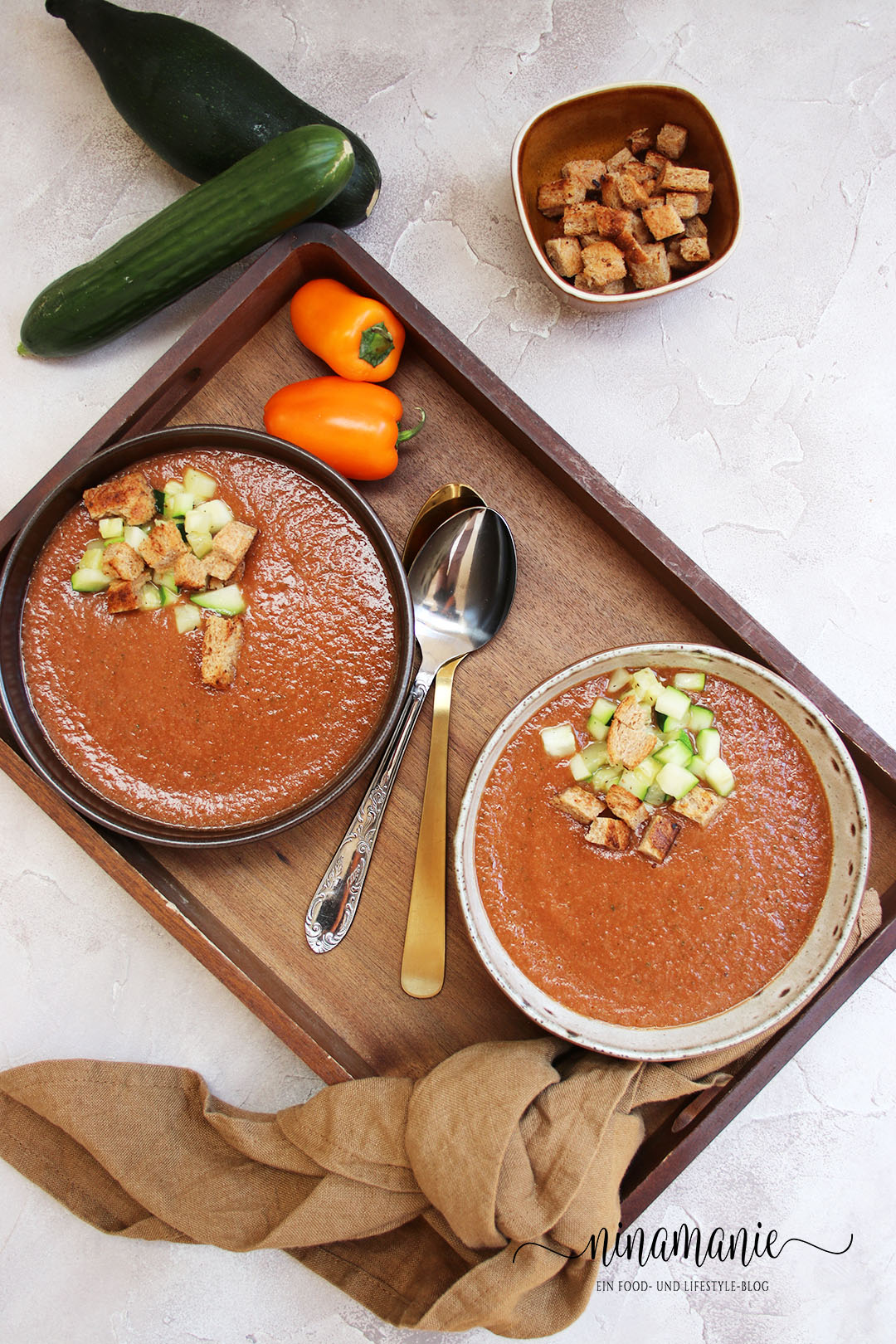 Kalte Gemüsesuppe