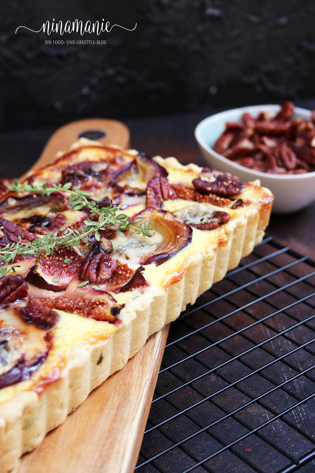 Herzhafte Feigen-Zwetschgen-Tarte