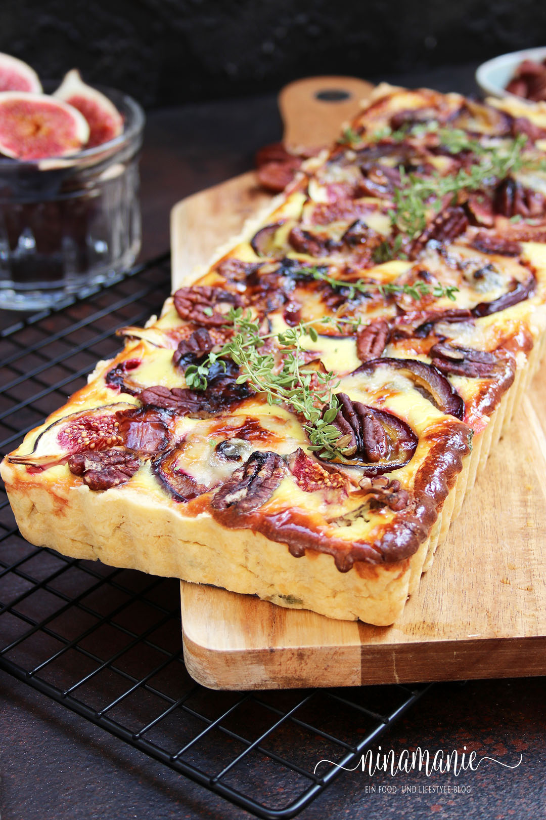 Herzhafte Feigen-Zwetschgen-Tarte - Ninamanie