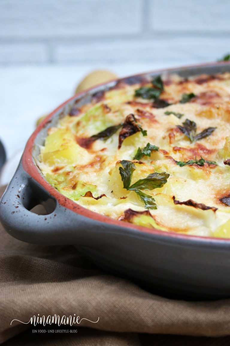 Kartoffel-Spitzkohl-Auflauf - Ninamanie