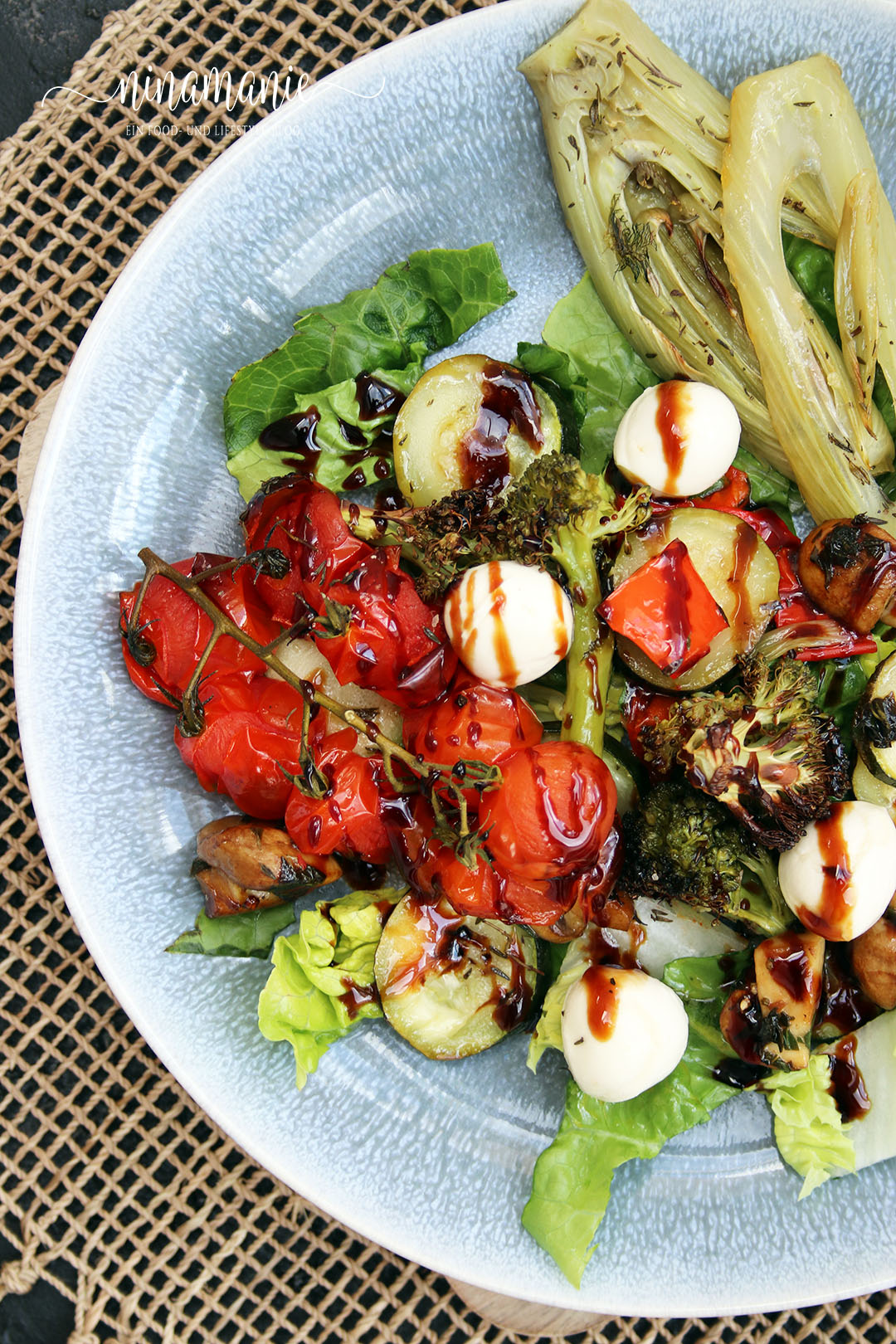 Antipasti-Salat aus dem Backofen