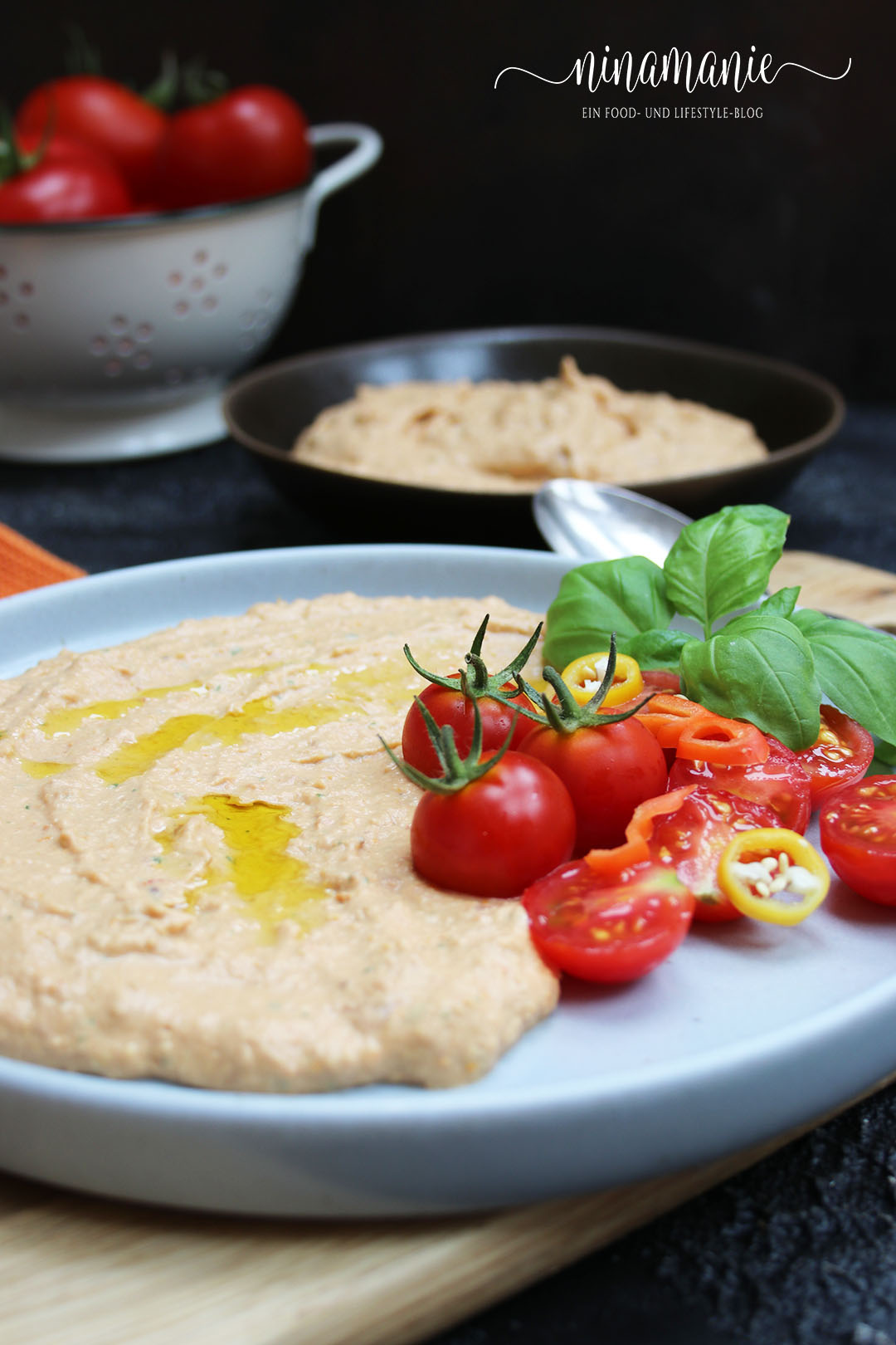 Hummus mit getrockneten Tomaten - Ninamanie