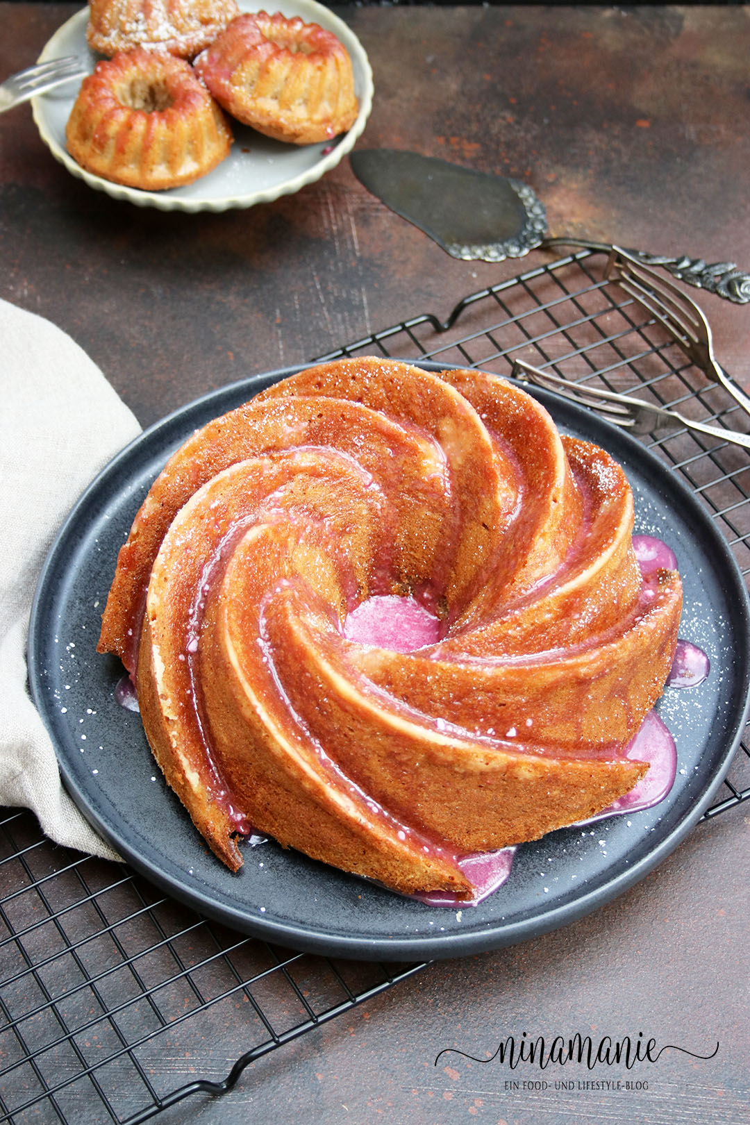 Quark-Gugelhupf mit Lebkuchengewürz