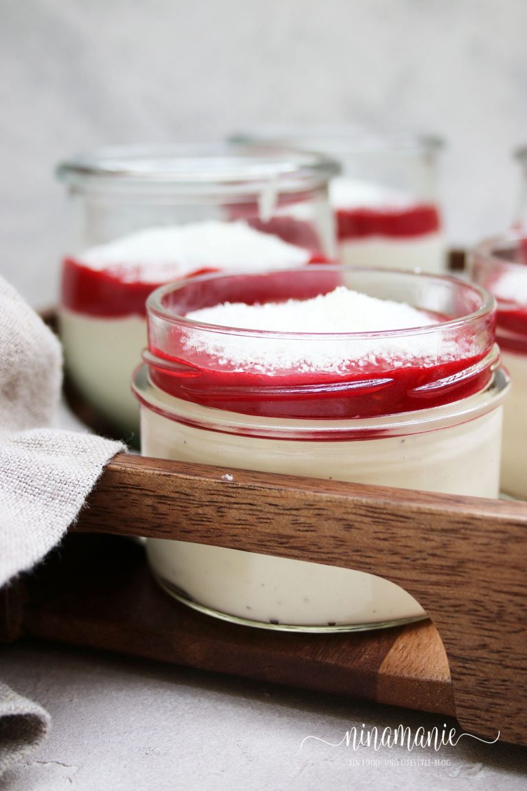 Käsekuchencreme mit Himbeerpüree - Ninamanie Käsekuchencreme mit Himbeerpüree - Ninamanie