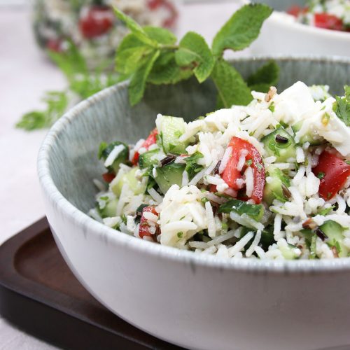 Reis-Taboulé - der frische Petersiliensalat mal anders - Ninamanie