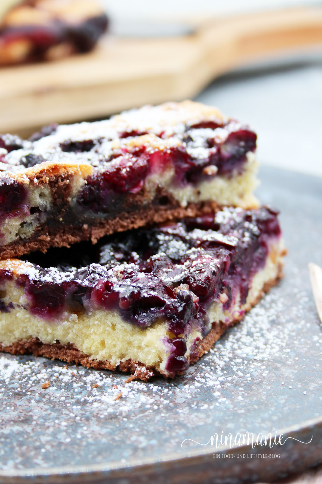 Blaubeer-Blechkuchen