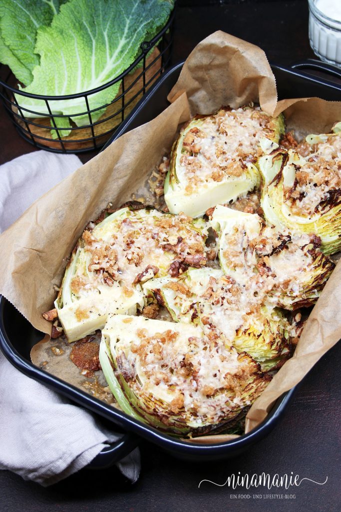 Parmesan-Wirsing aus dem Ofen