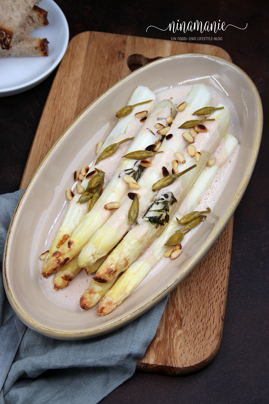 Spargel-Tonnato mit Bärlauch-Kapern