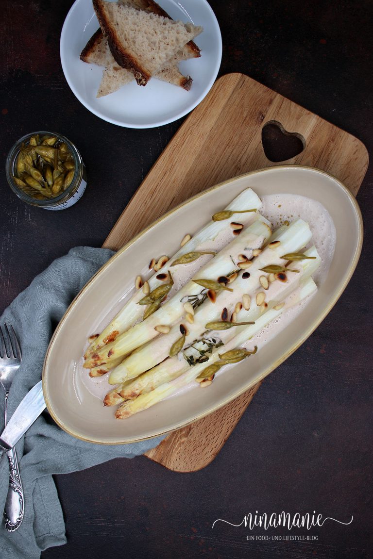 Spargel-Tonnato mit Bärlauch-Kapern - Ninamanie Spargel-Tonnato mit Bärlauch-Kapern - Ninamanie