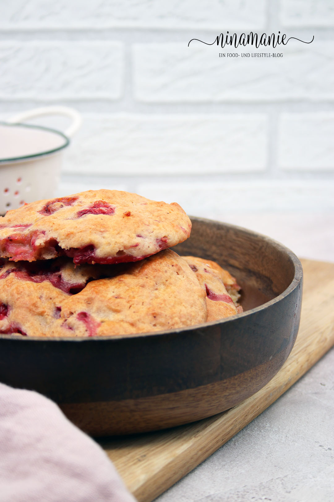 Erdbeer-Scone-Cookies