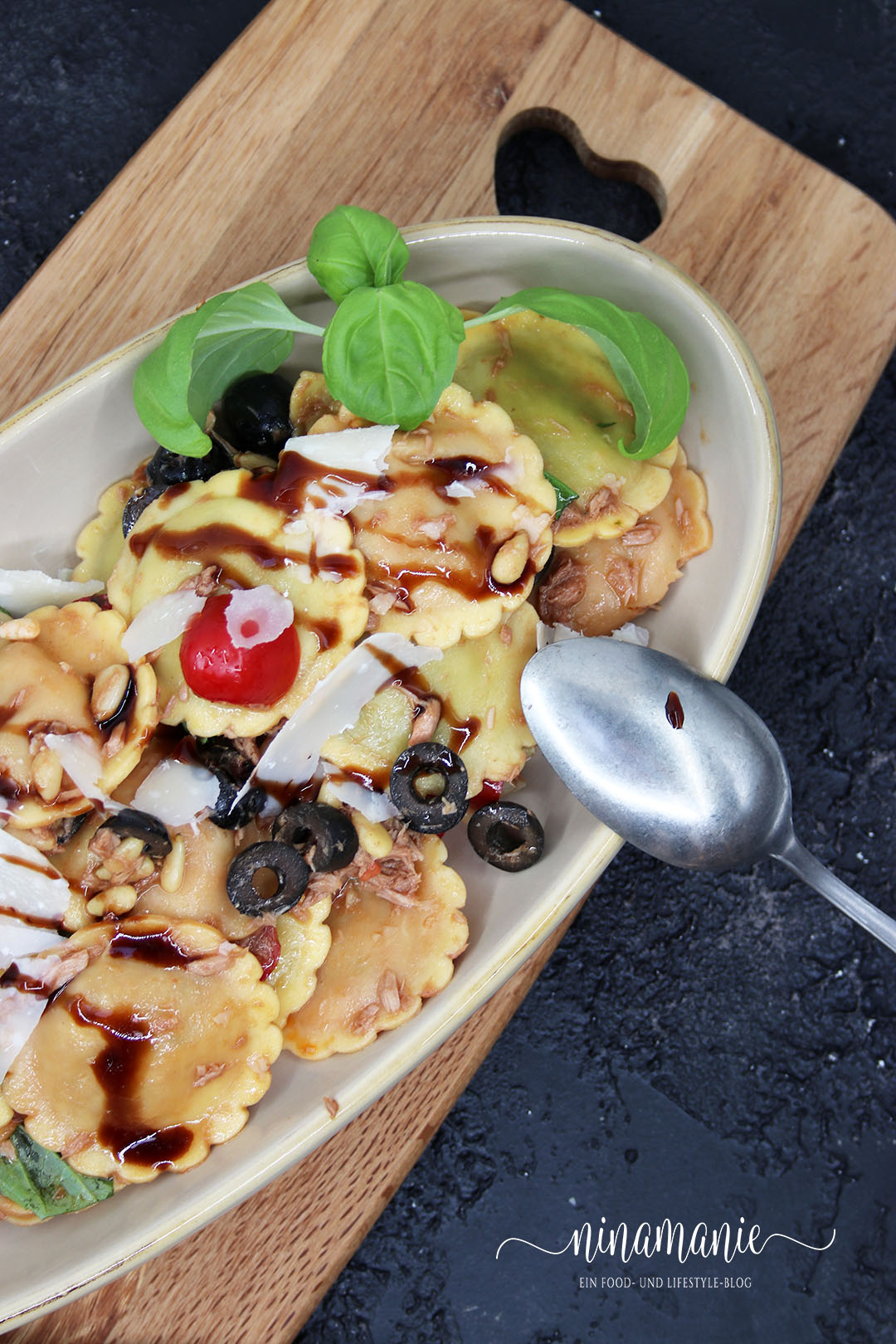 Ravioli-Salat mit Thunfisch