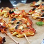 Überbackene Rigatoni-Spieße
