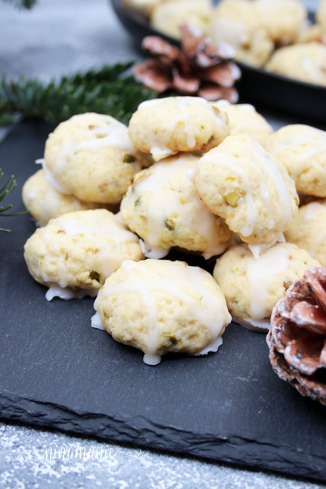 Zitronen-Pistazien-Plätzchen