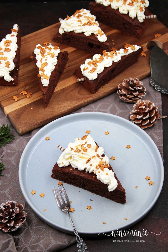 Schokokuchen mit Glühwein