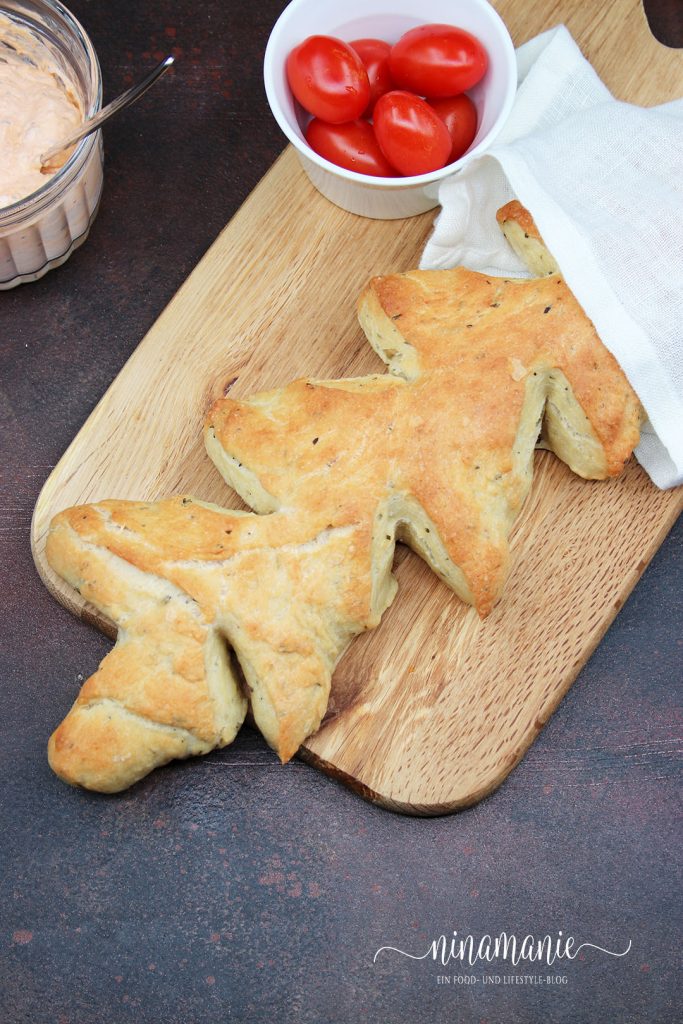 Ährenbrot mit Kräutern und Parmesan