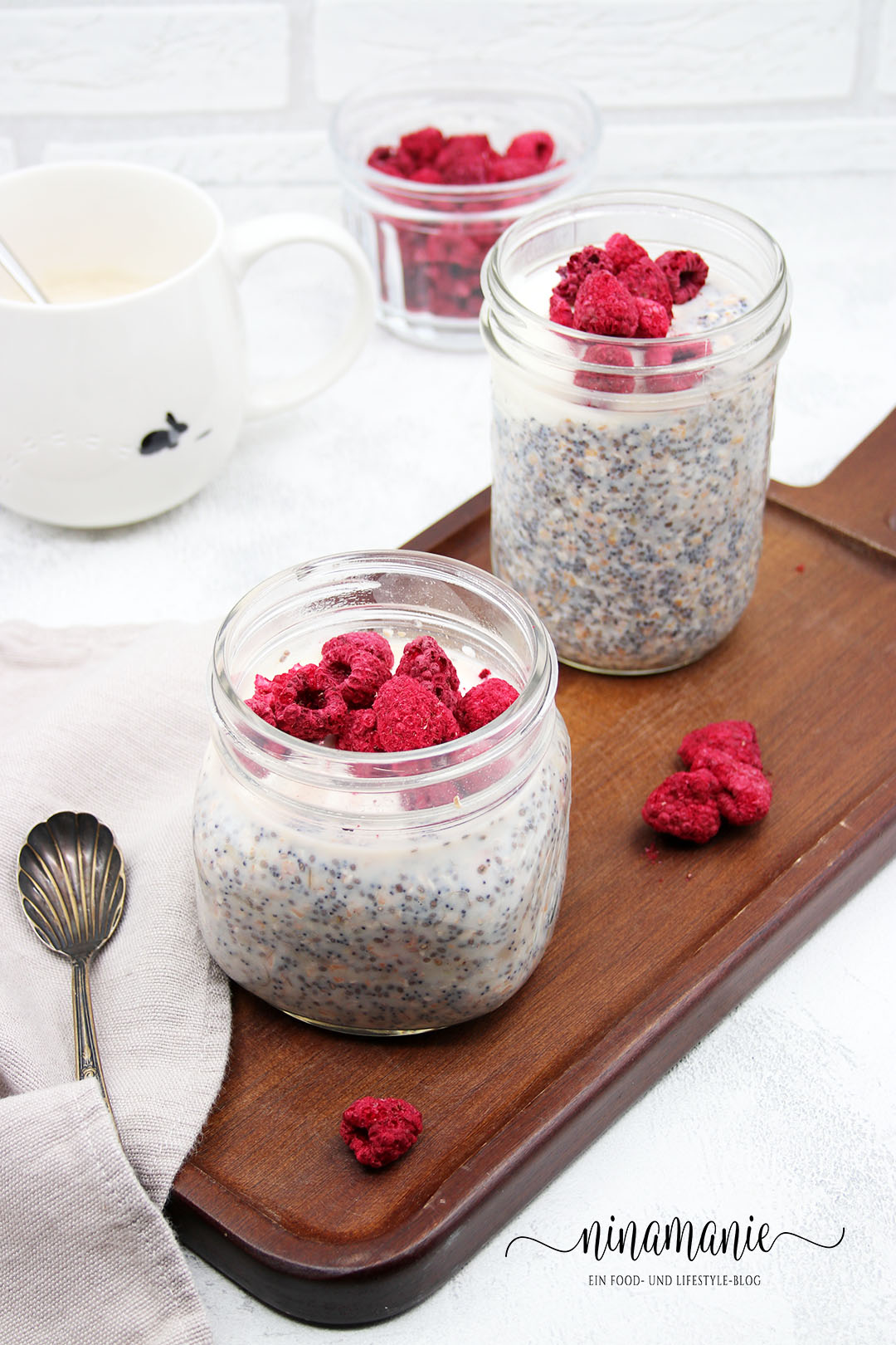 Overnight Oats mit Mohn