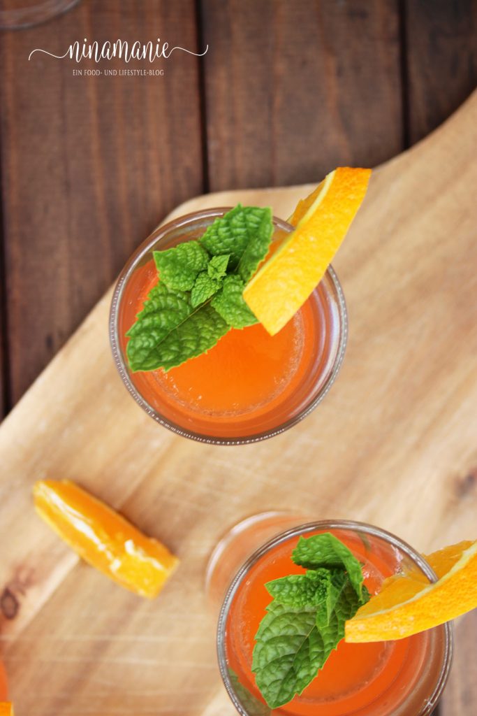 Aperol Spitz Jelly Shots