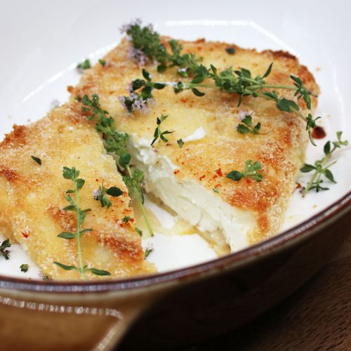 Panierter Feta