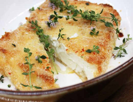 Panierter Feta