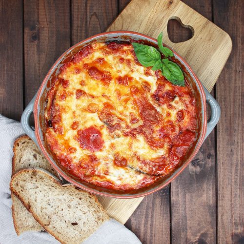 Parmigiana di melanzane e zucchine