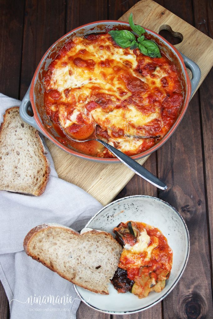 Parmigiana di melanzane e zucchine