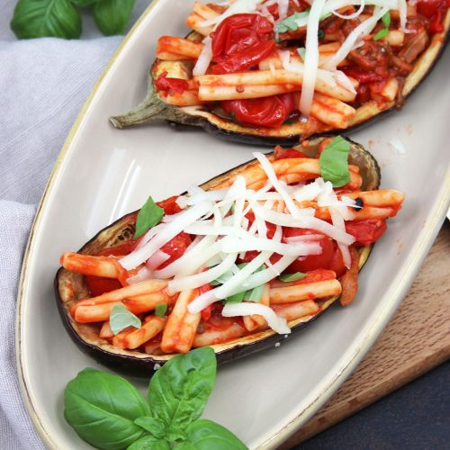 Pasta in Aubergine