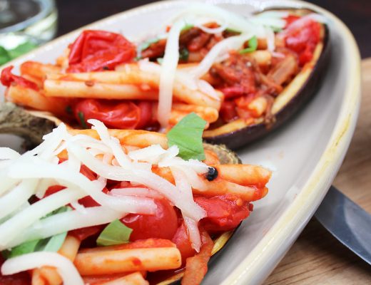 Pasta in Aubergine / Pasta nella melanzane