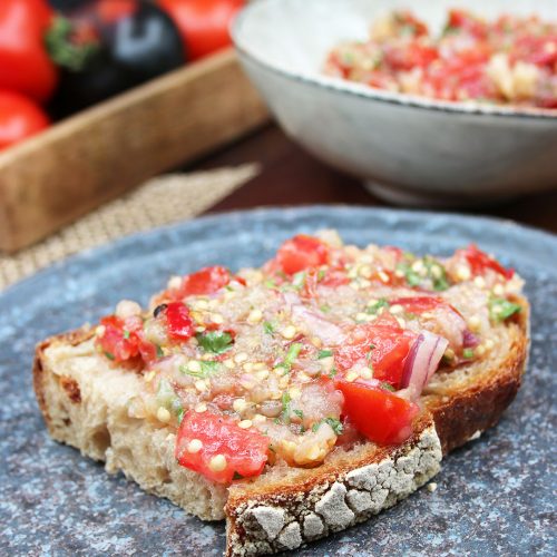 Auberginen-Tomaten-Aufstrich