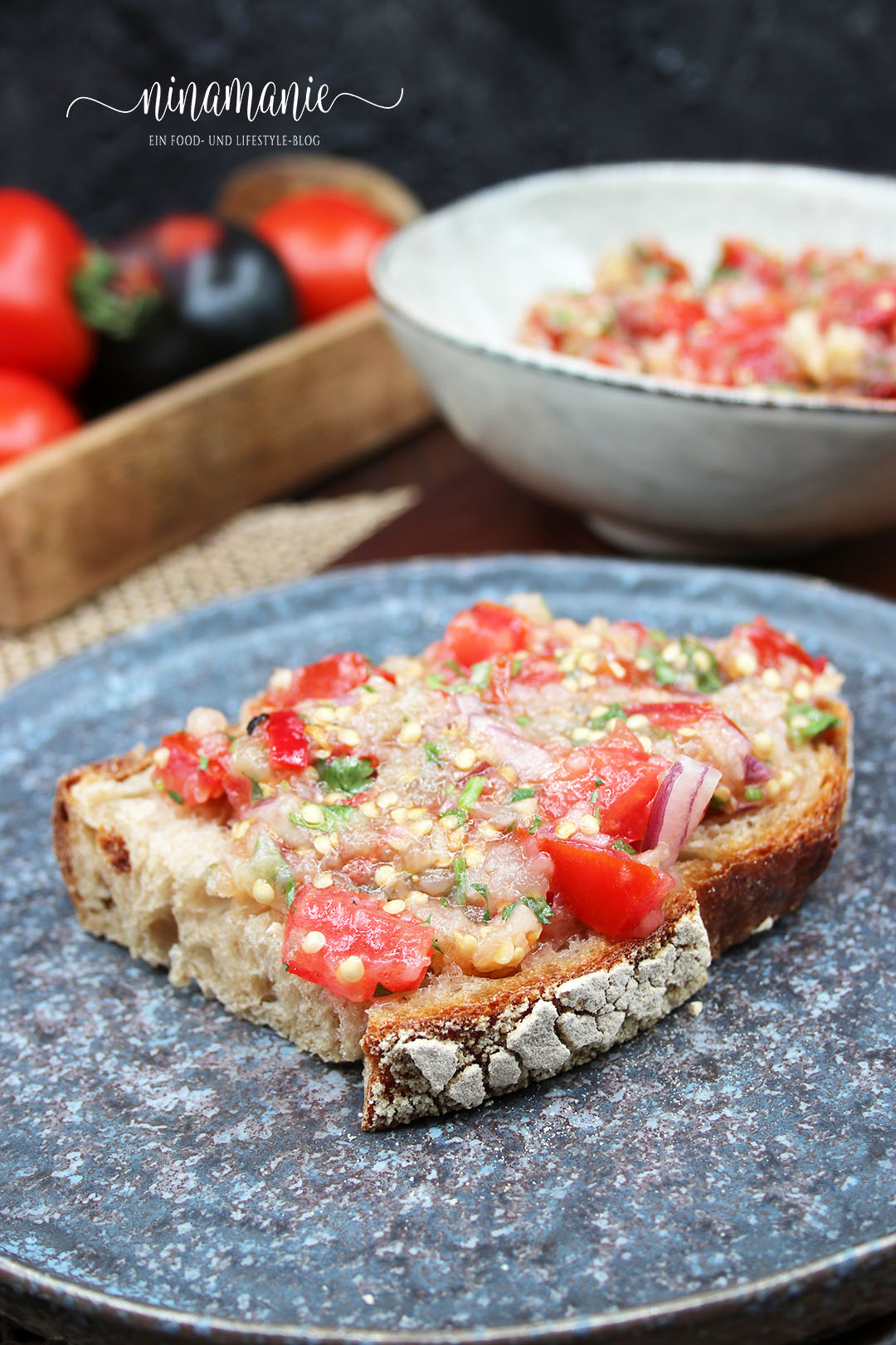Auberginen-Tomaten-Aufstrich