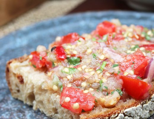 Gemüse aufs Brot