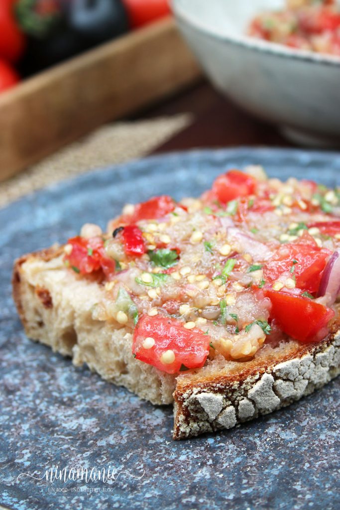 Gemüse aufs Brot