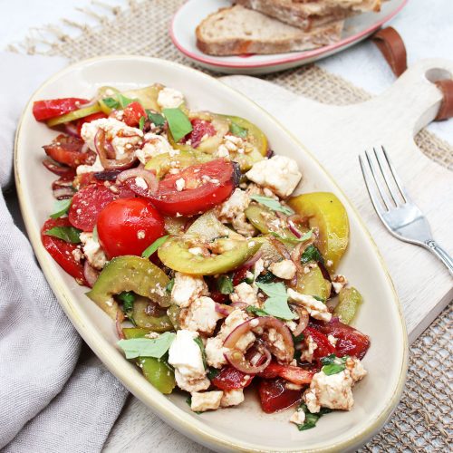 Tomaten-Feta-Salat