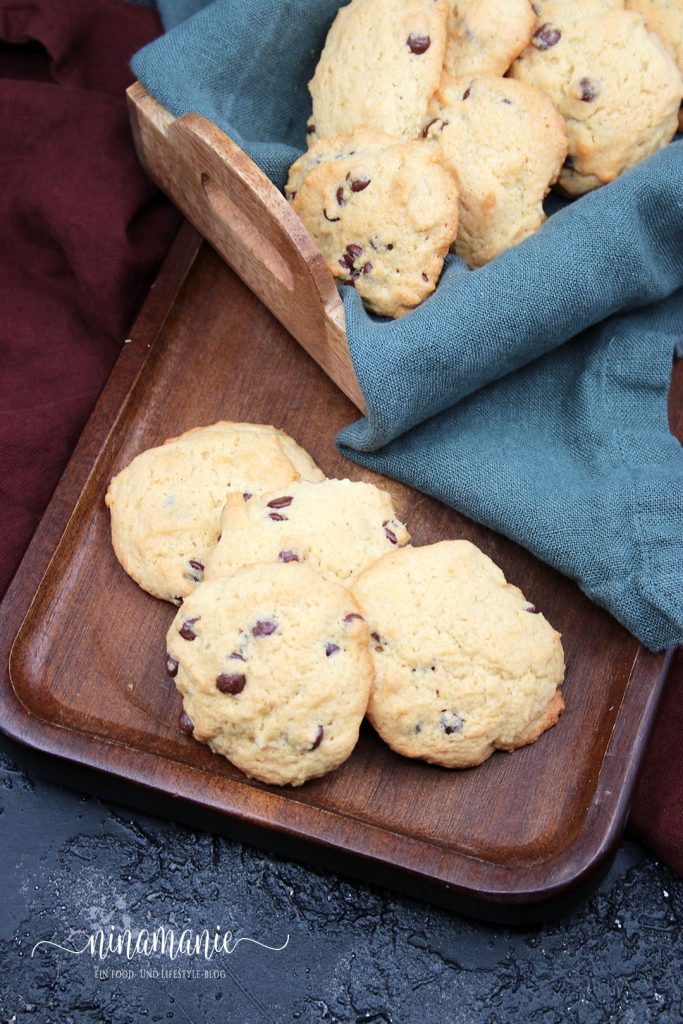 Chocolate-Chip-Cookies mit Mandeln und Tahini