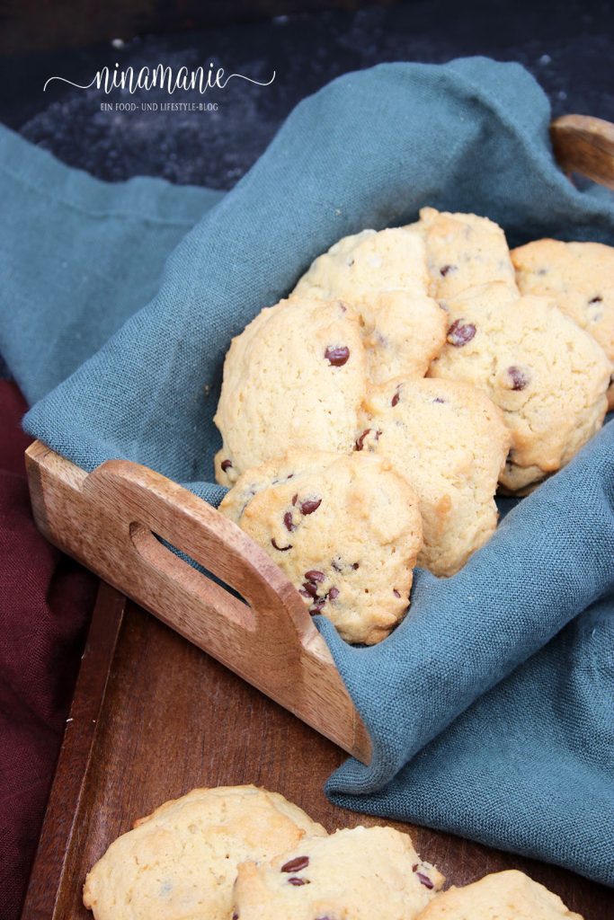 Chocolate-Chip-Cookies mit Mandeln und Tahini