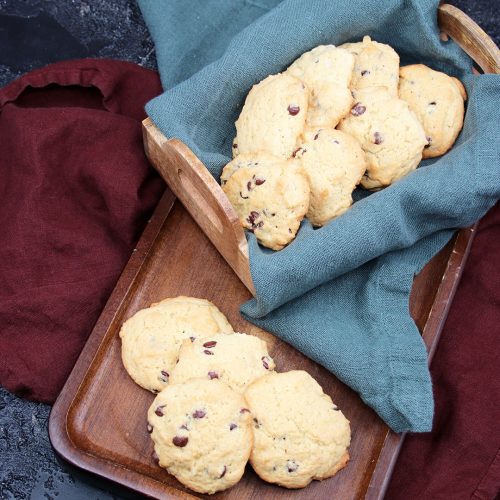 Chocolate-Chip-Cookies mit Mandeln und Tahini