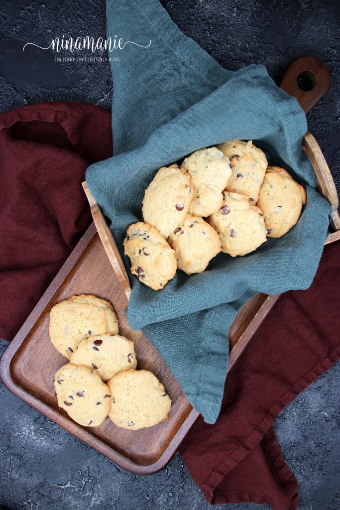 Chocolate-Chip-Cookies mit Mandeln und Tahini